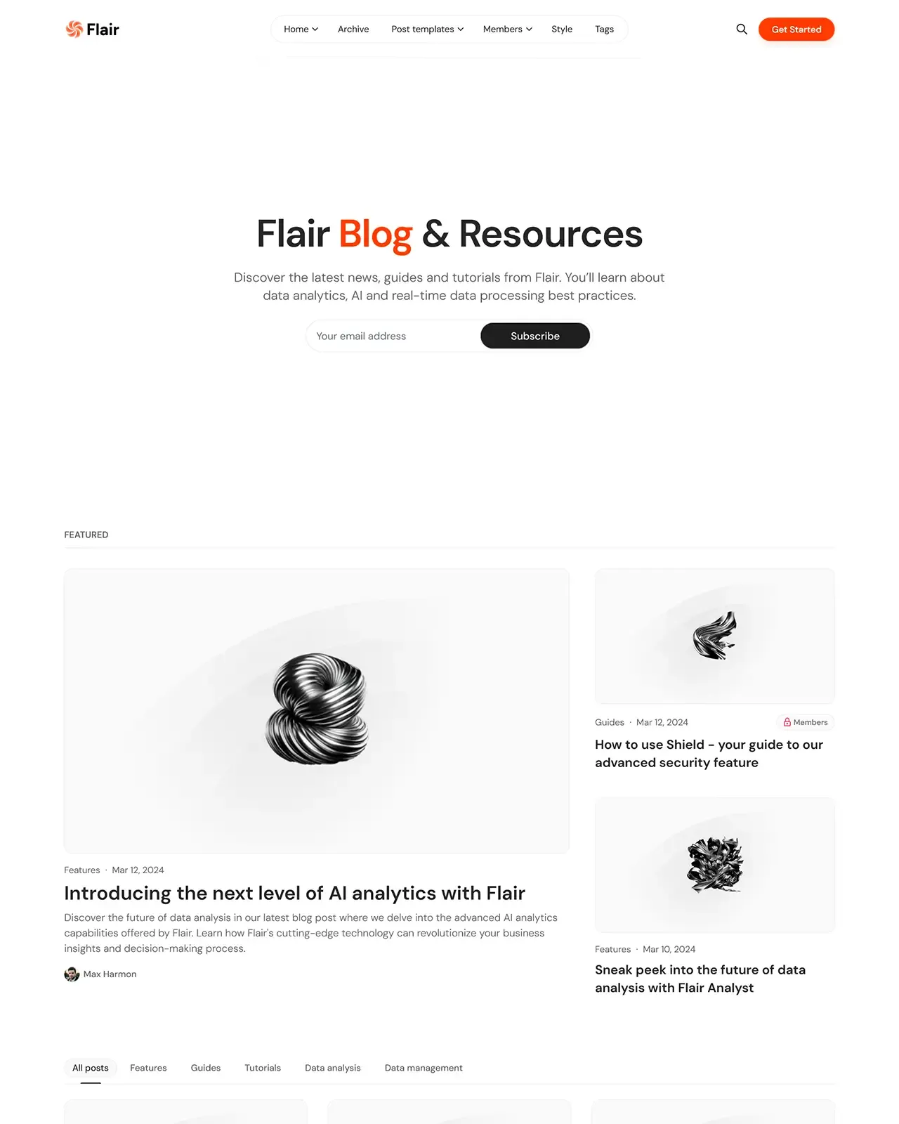 Flair Ghost Theme