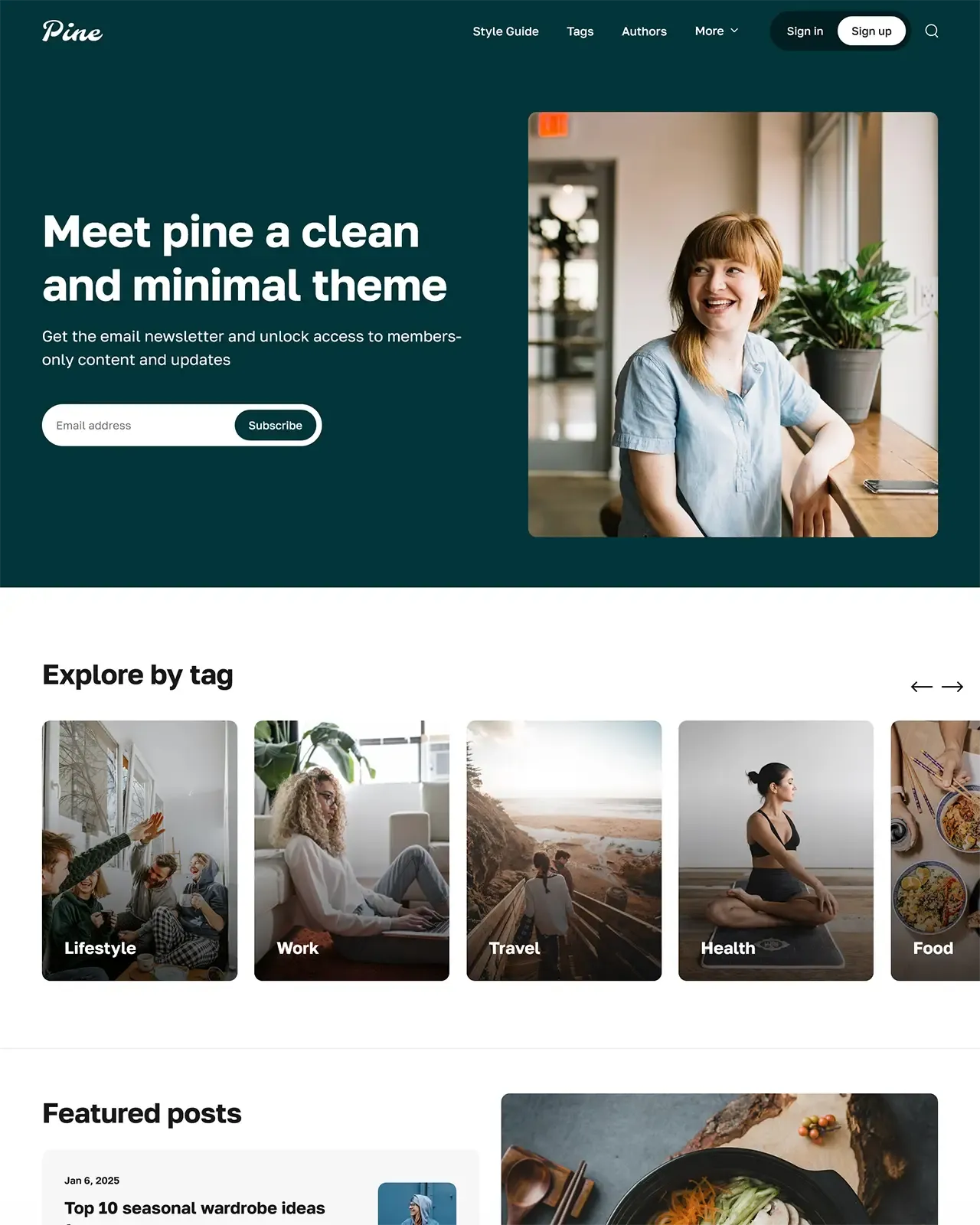 Pine Ghost Theme