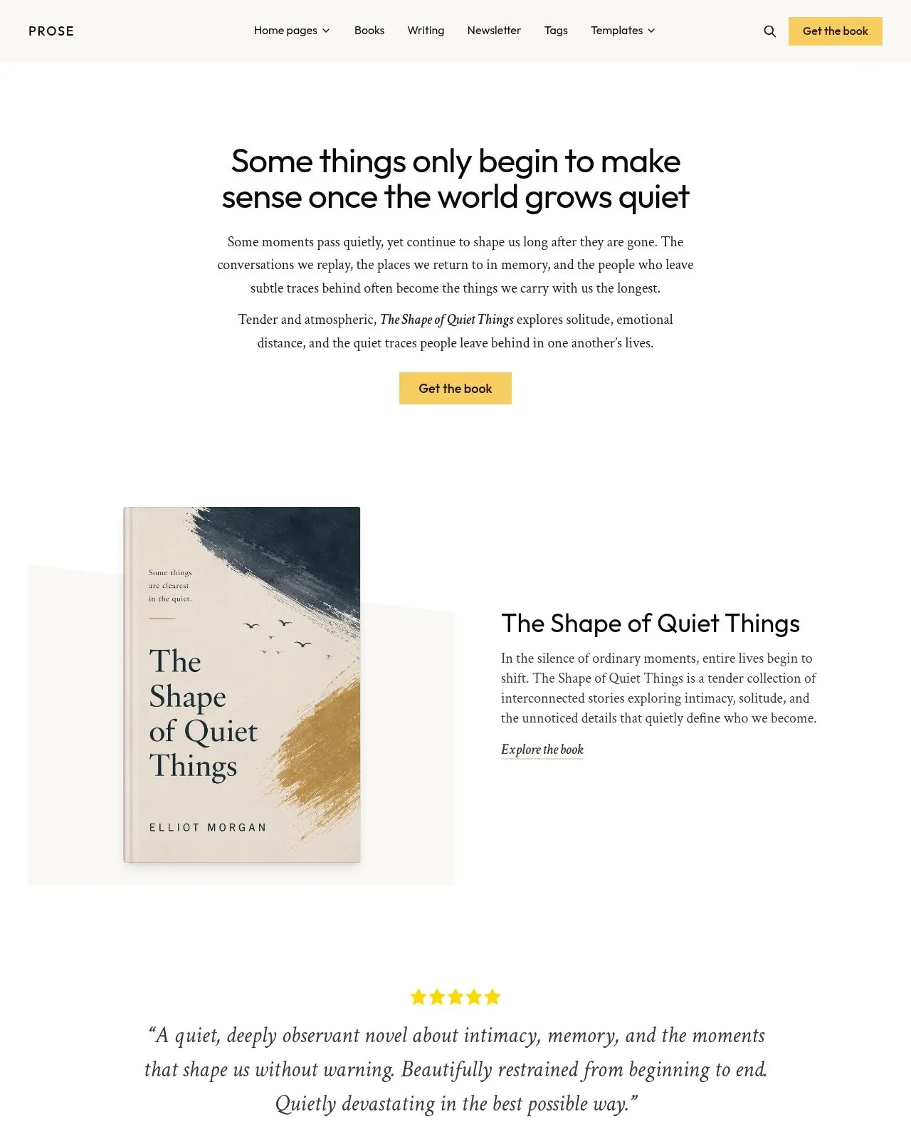 Prose Ghost Theme